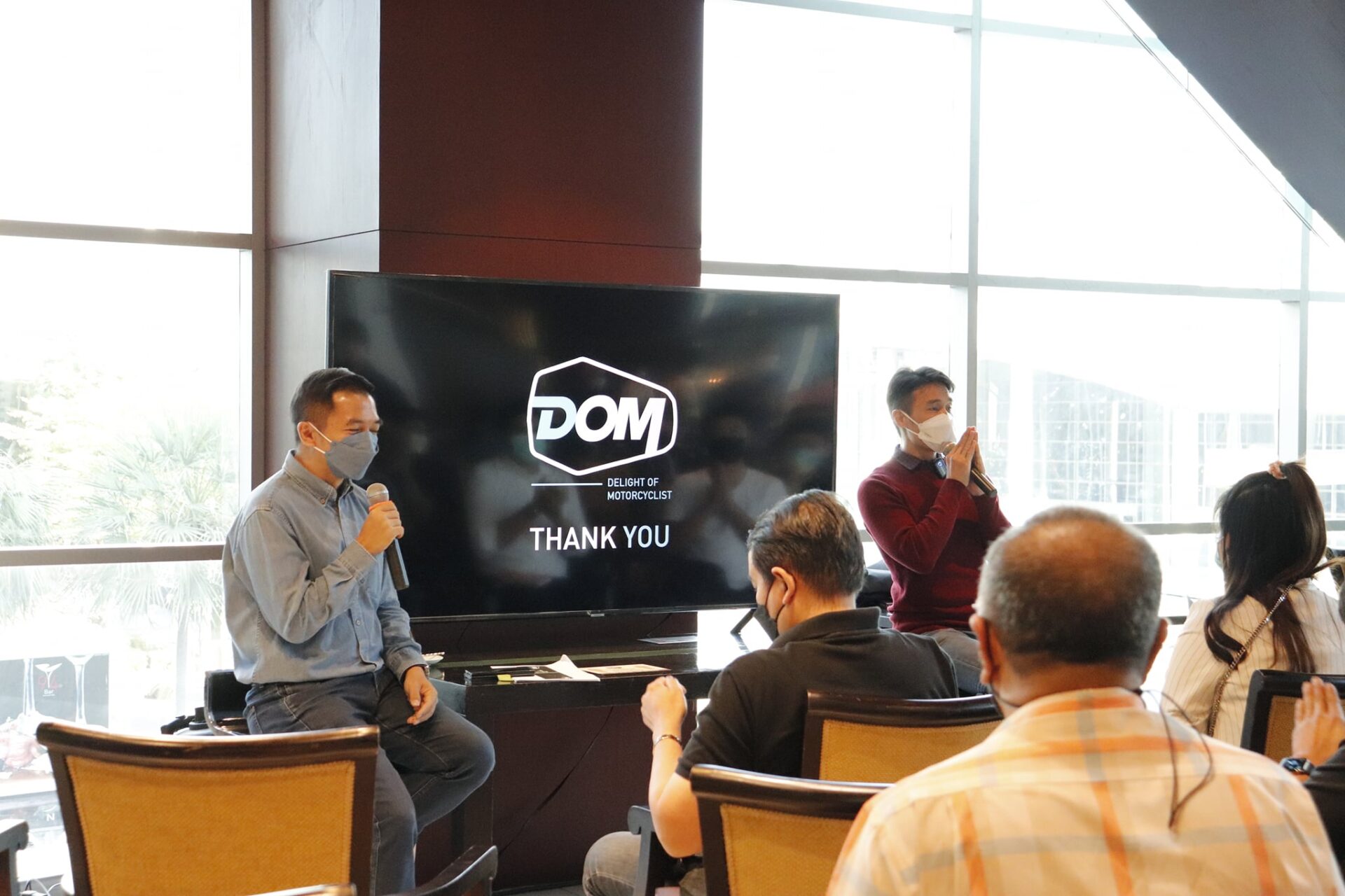 บรรยากาศงานสัมมนา D.O.M. Franchise ภายในงานMotor expo 2021